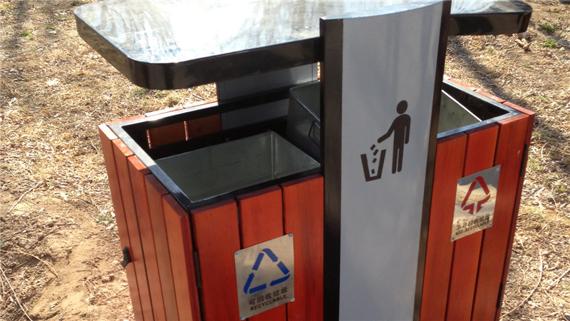 昌平森林公园垃圾桶项目案例
