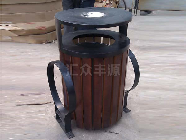 木制垃圾桶HZFY-MZ45